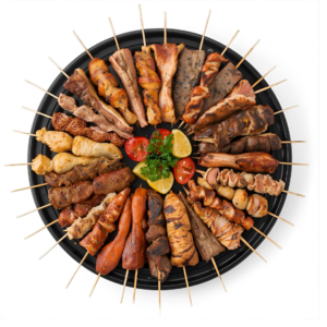 Pork Kebab Platter